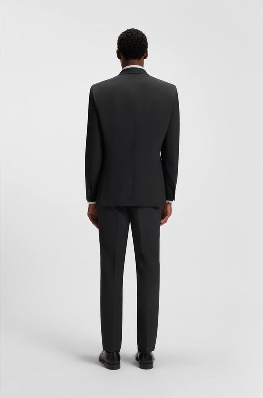 SLIM-FIT JACKET IN STRETCH VIRGIN WOOL