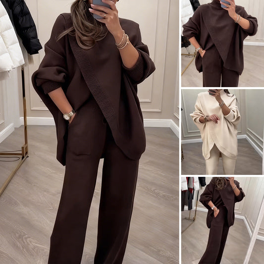 Women's 2-Piece Oversized Sweater & Pants Set🚀Free Shipping